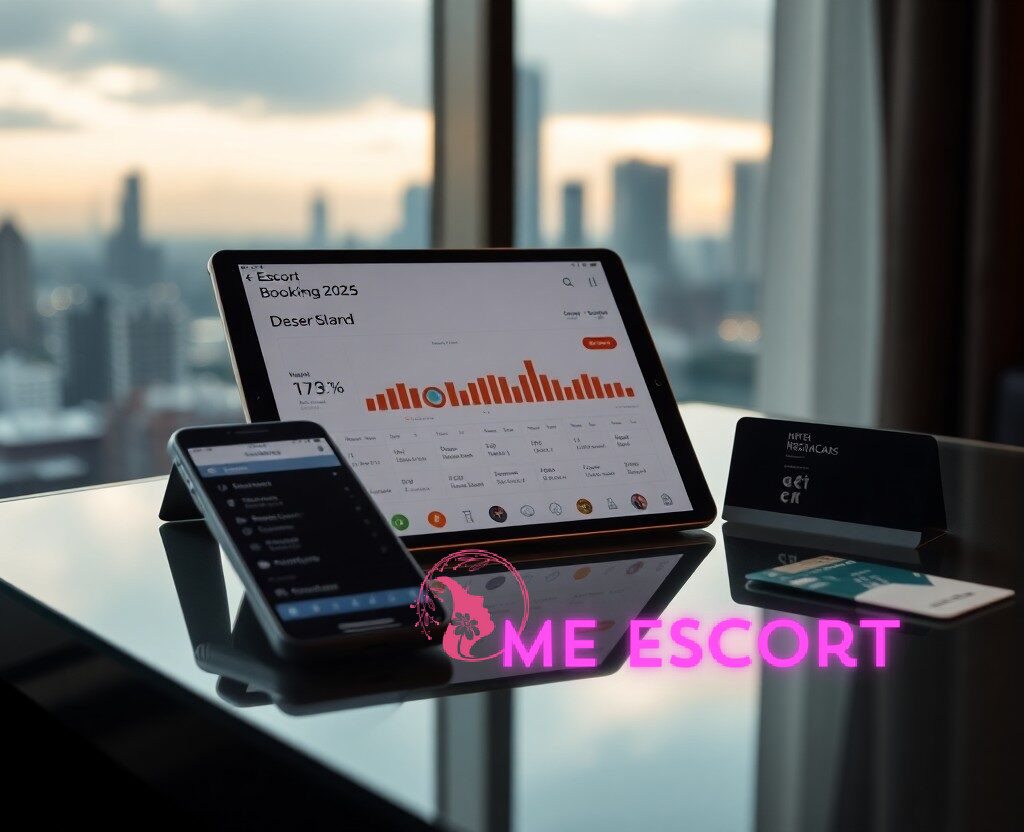 Tablet and smartphone displaying business charts and data on a reflective desk