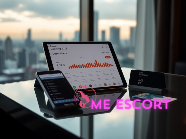 Tablet and smartphone displaying business charts and data on a reflective desk