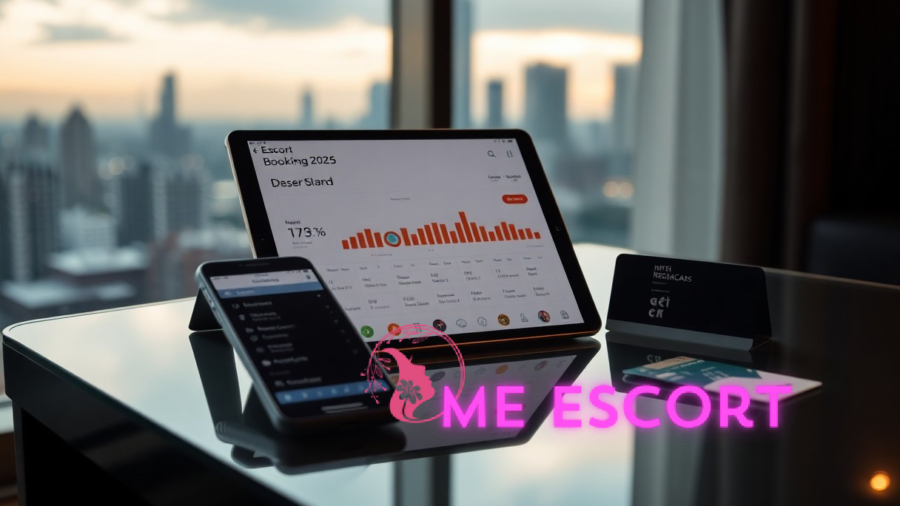 Tablet and smartphone displaying business charts and data on a reflective desk